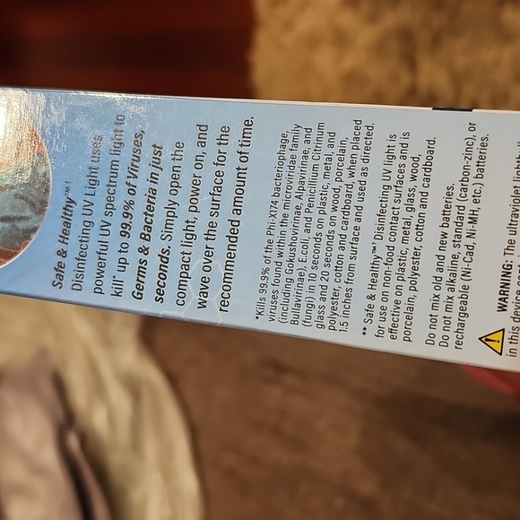 Safe & Healthy Disinfecting UV Light New - Picture 10 of 12